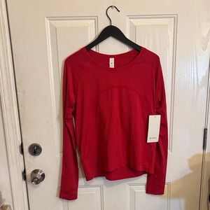 Lululemon Swiftly Tech Long Sleeve Shirt 2.0 *Race Length, Pink Dragonfruit, 14